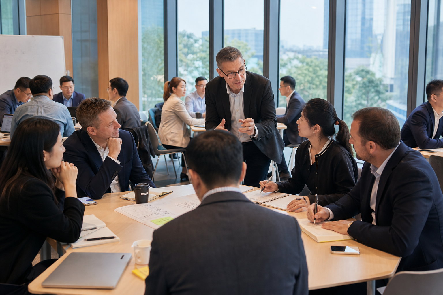 Illustrative executive workshop with Polish and Chinese participants
